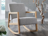 Prime Furniture - Ashley Furniture - Wychworth Accent Chair - Accent Chair / Gray/Natural - A3000745